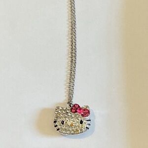 Sanrio Hello Kitty Pendant with Pink Bow